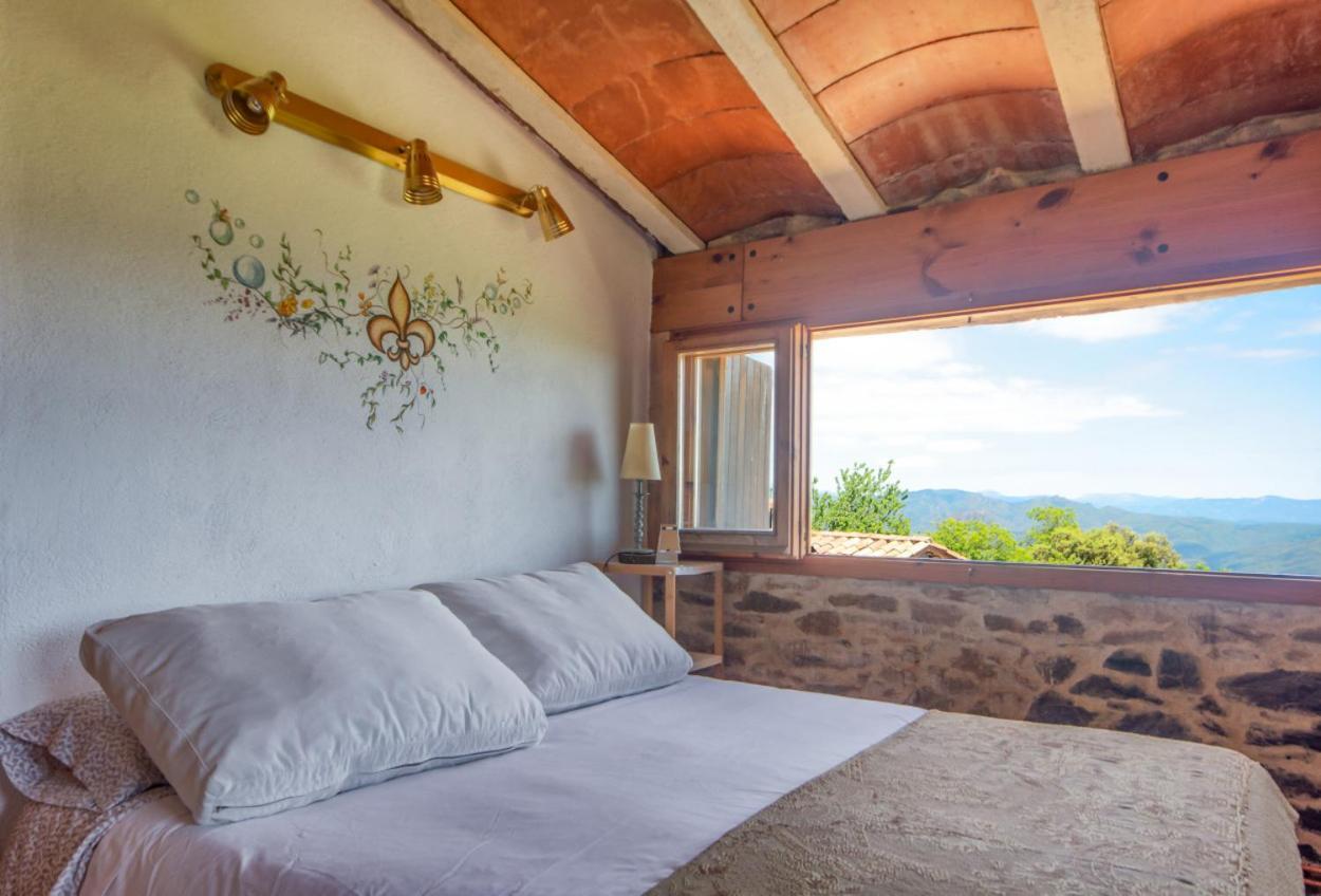 Apartamento Duplex Rural Con Chimenea Y Vistas Panoramicas Desde La Cama Sant Marti Sacalm Buitenkant foto