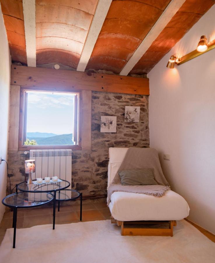 Apartamento Duplex Rural Con Chimenea Y Vistas Panoramicas Desde La Cama Sant Marti Sacalm Buitenkant foto